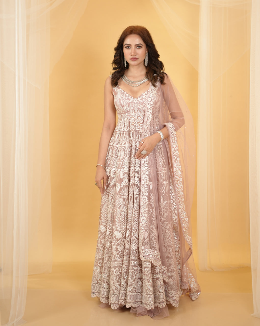 The Pink Mughal Anarkali