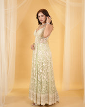 Load image into Gallery viewer, The Floral Green Anarkali
