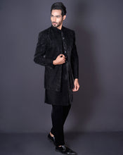 Load image into Gallery viewer, Jacket Black Sherwani
