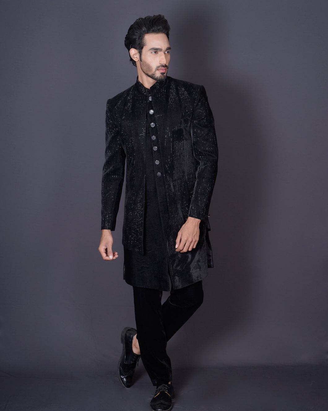 Jacket Black Sherwani