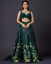 Load image into Gallery viewer, The Forest Lehenga
