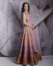 Load image into Gallery viewer, The Lilac Digital Lehenga
