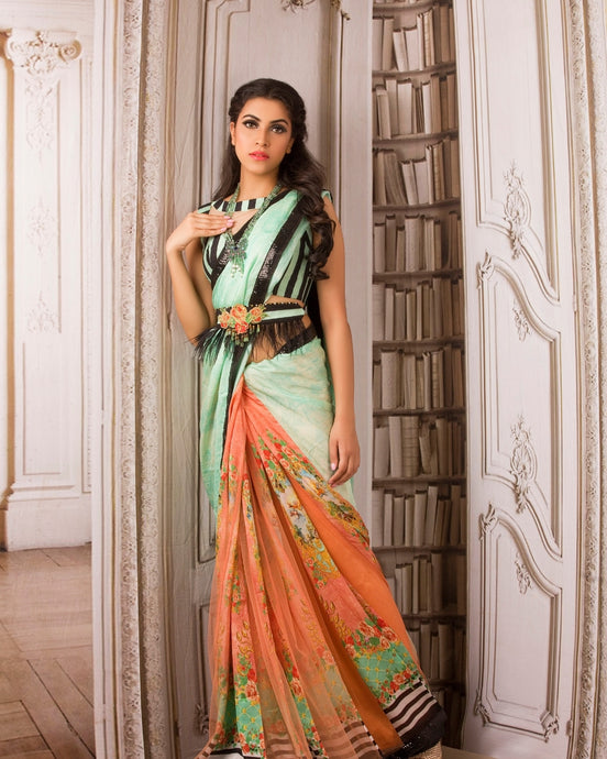 The Garden Of Eve Saree - Archana Kochhar India