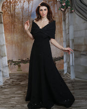 Load image into Gallery viewer, The Black Bow Gown
