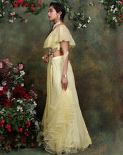Load image into Gallery viewer, The Lemon Yellow Anarkali Set
